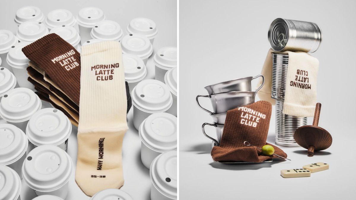 Many Mornings - skarpetki sportowe - LATTE CLUB